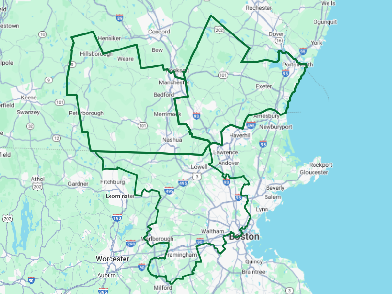 New Hampshire & Massachusetts Final Map New Hampshire & Massachusetts Final Map
